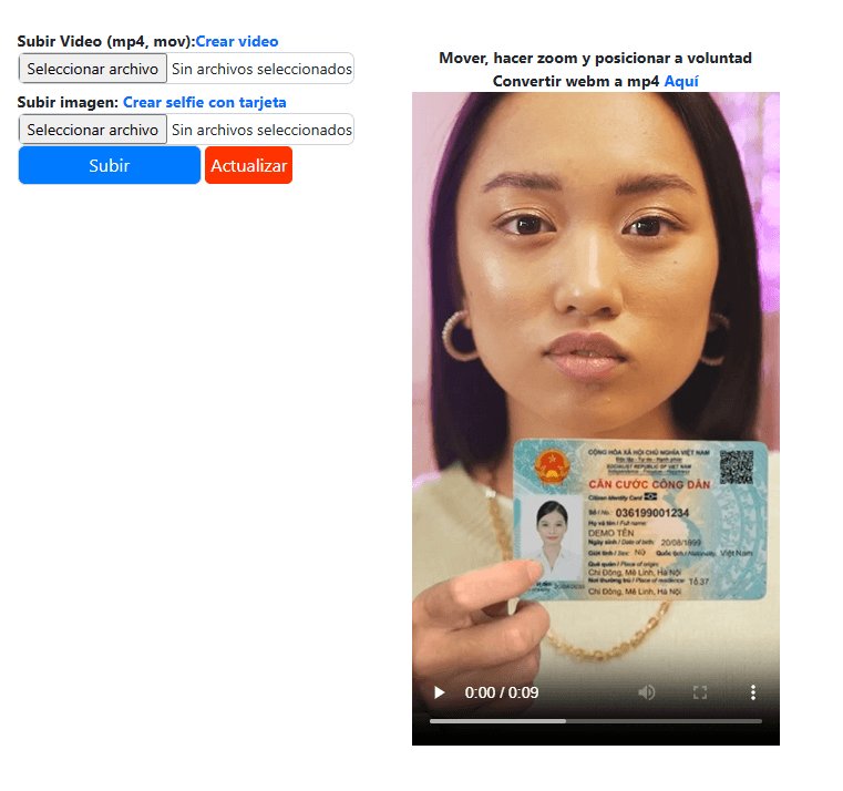 Herramienta de Generación de Documentos Digitales y Videos para Verificación de Perfiles 198 Captura de pantalla 2024 11 06 223717
