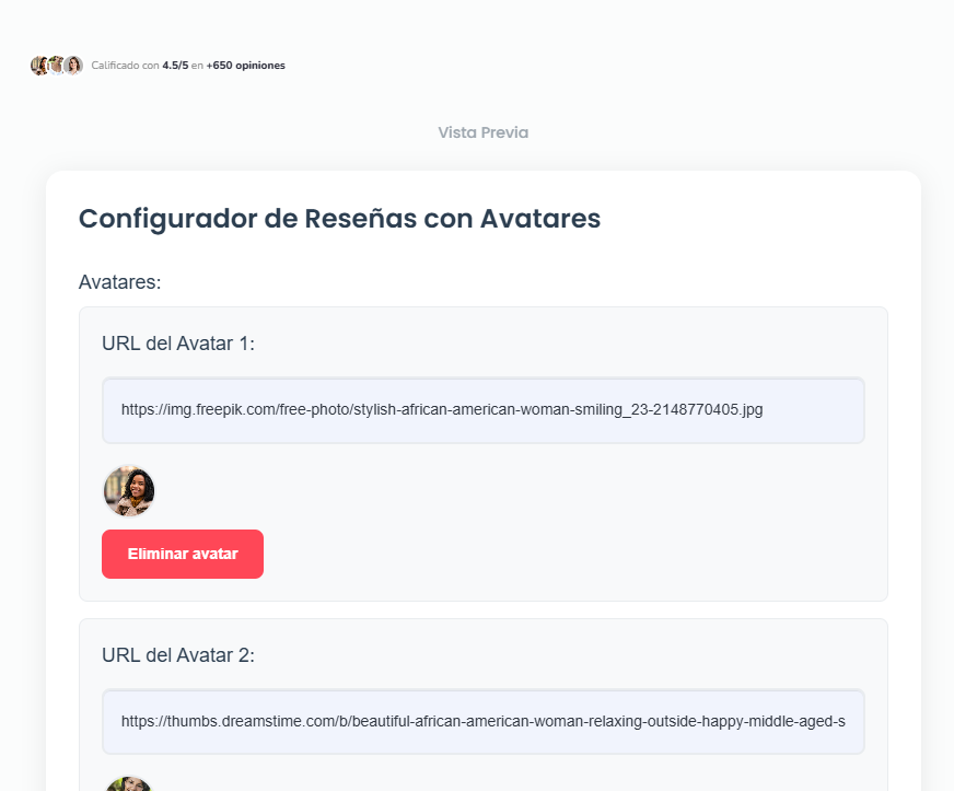 Configurador de Reseñas 2 174 234f34