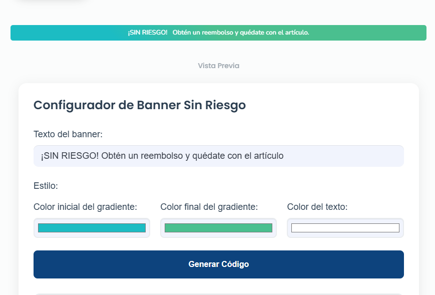 Configurador de Banner Sin Riesgo 173 578h