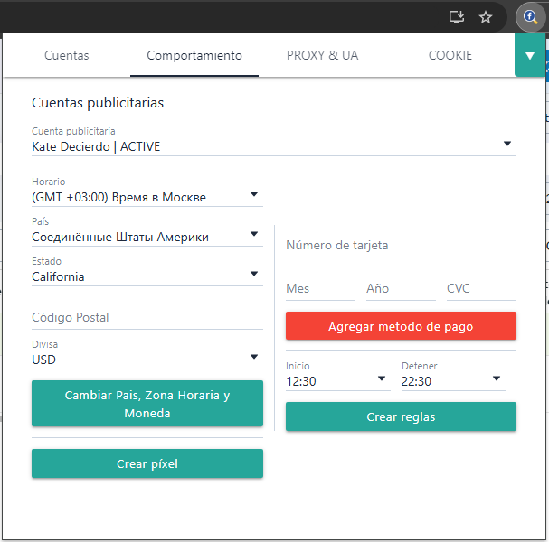 FBHelper - Extensión de Chrome para Gestión de Publicidad en Facebook 144 sdfsdf